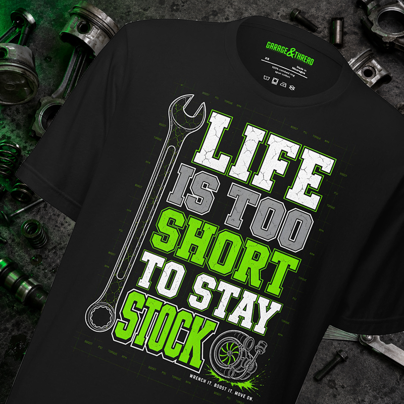 garagethread-lifes-too-short-jdm-t-shirt-front-print