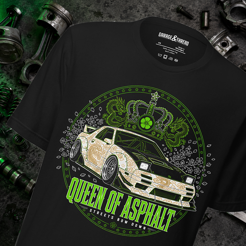 jdm-queen-180sx-widebody-crown-front-tee