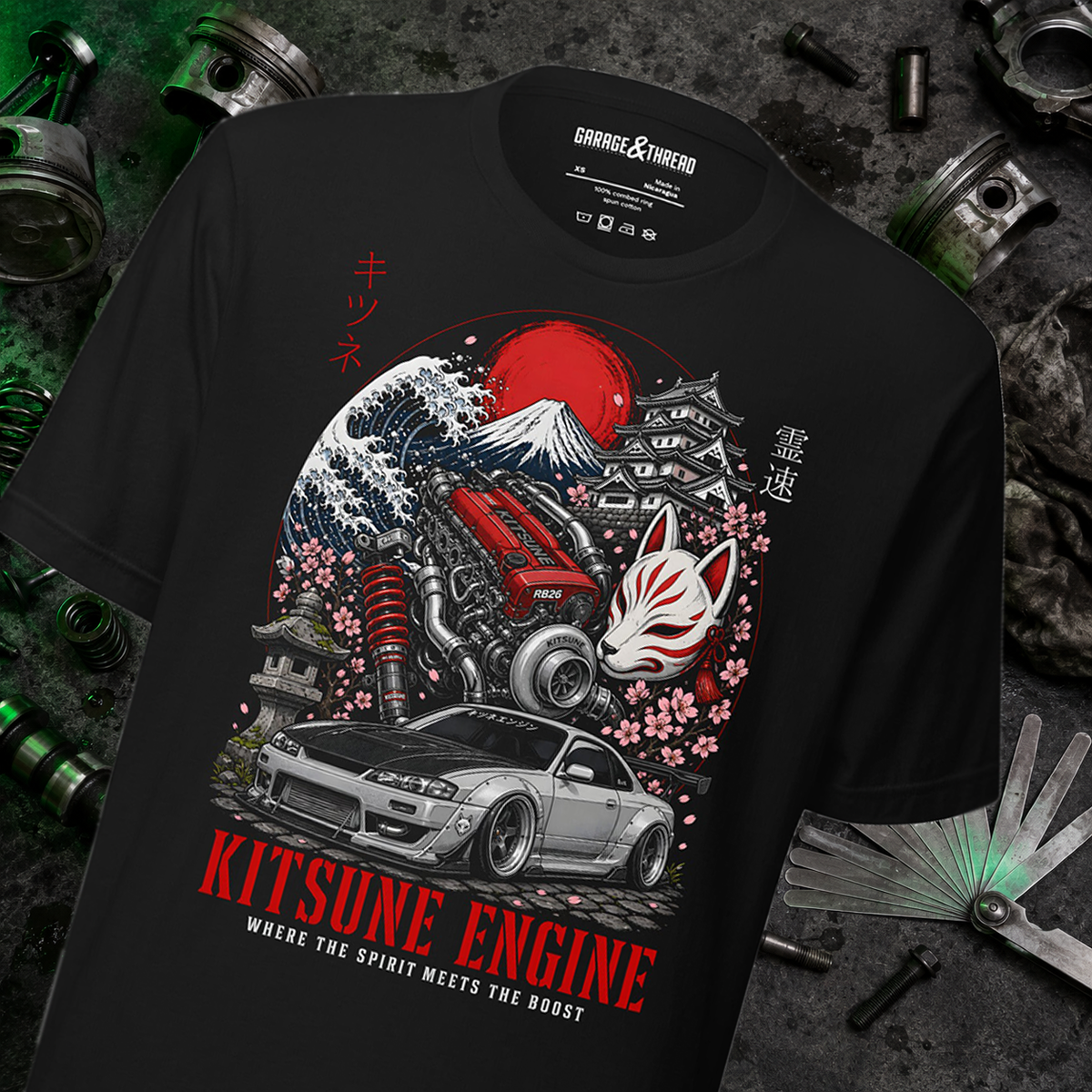 kitsune-engine-jdm-drift-culture-t-shirt-front-print